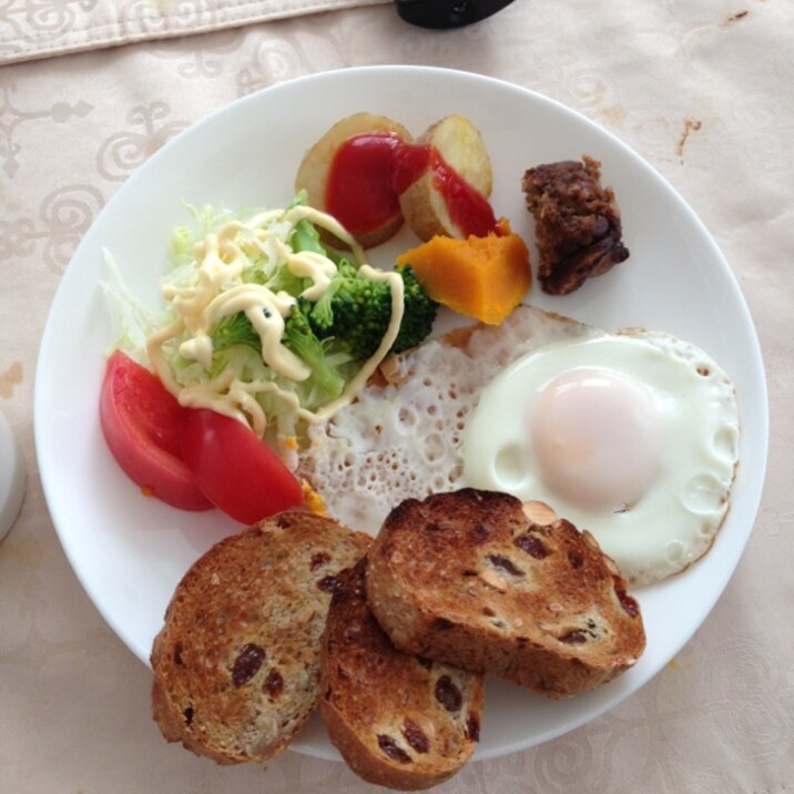 朝食プレート